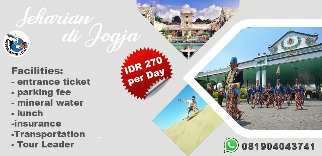 One Day Tour Jogja Seru di Obyek Wisata Gumuk Pasir Parangkusumo