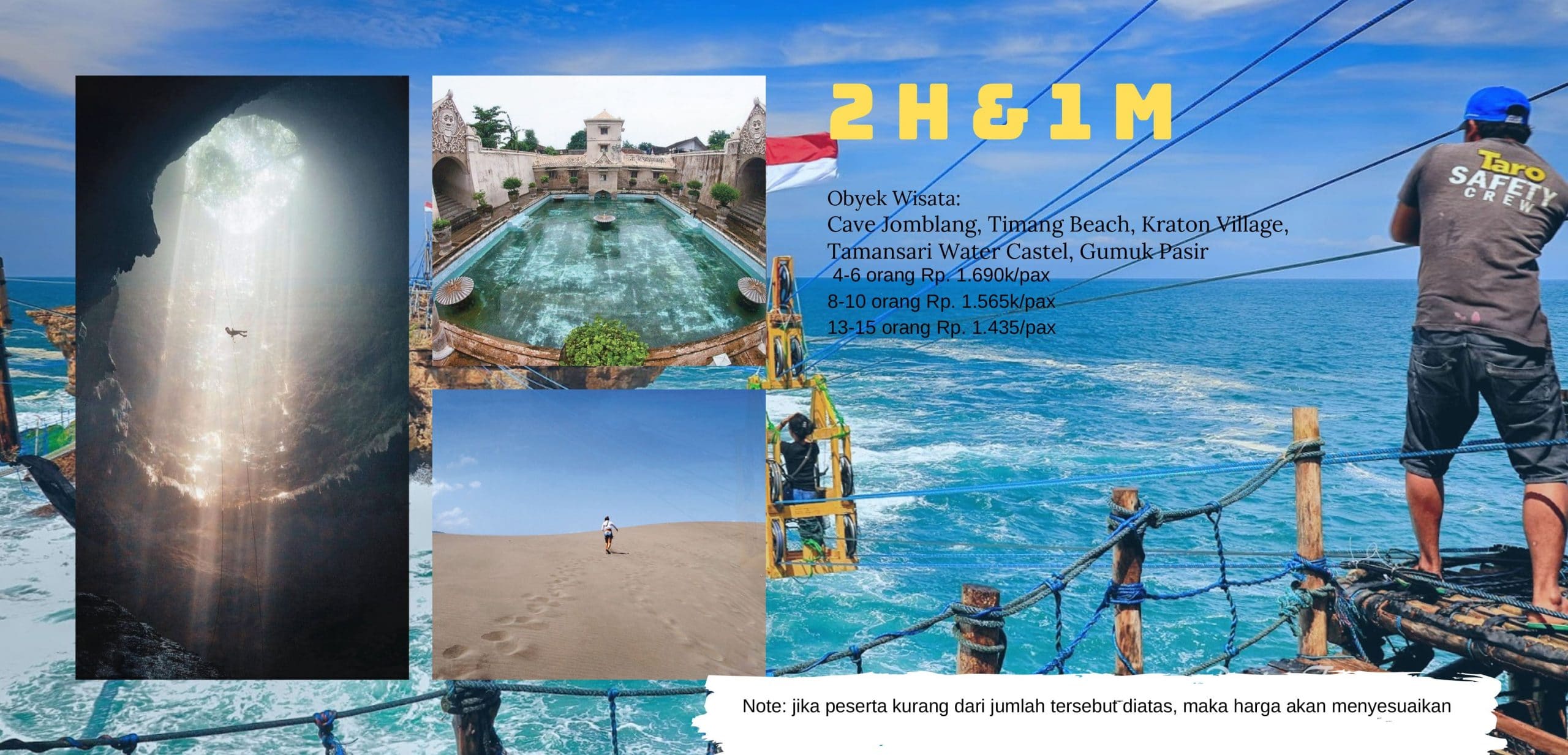 Paket Wisata Jogja 2H1M Terbaik dan Terpercaya