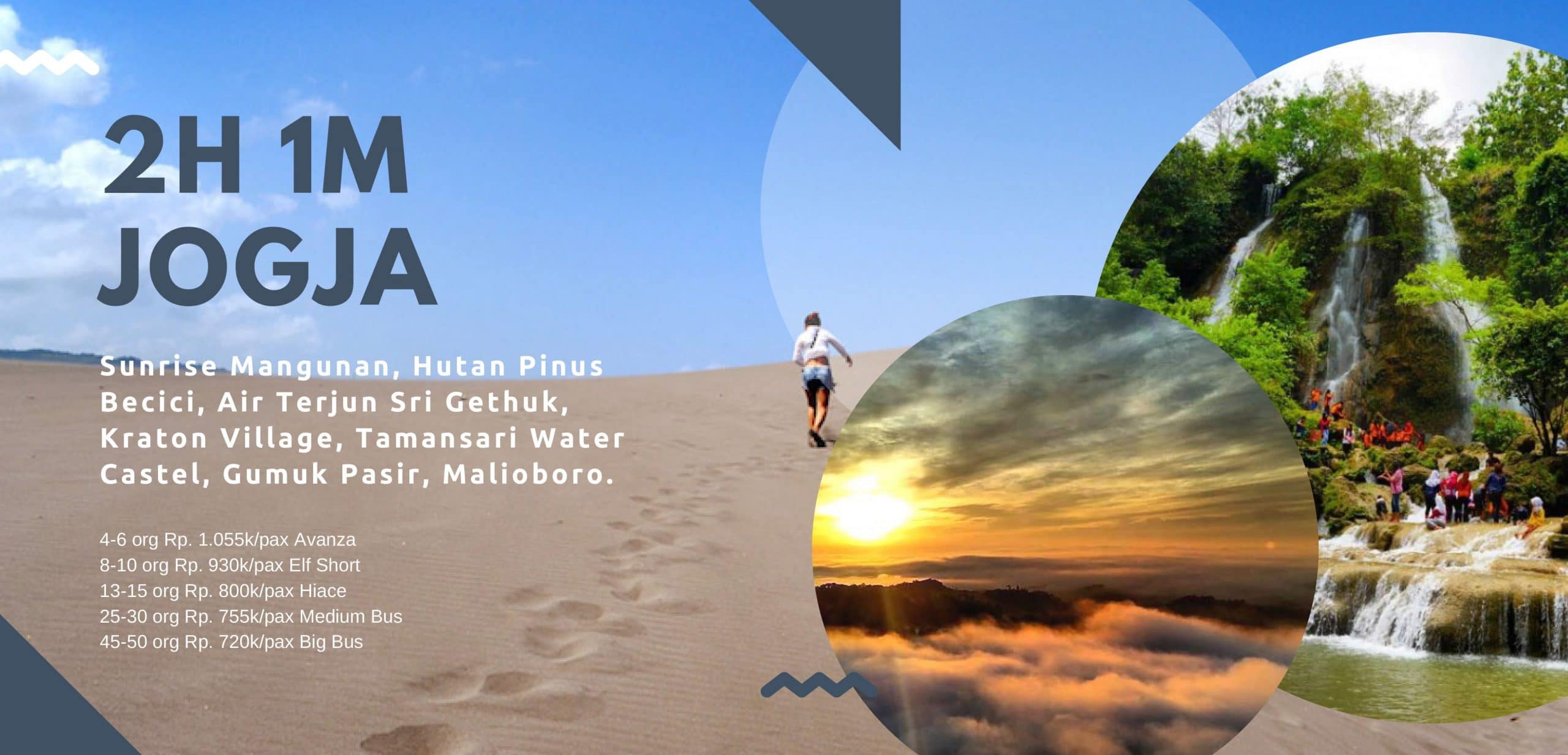 Paket Tour Jogja 2H1M