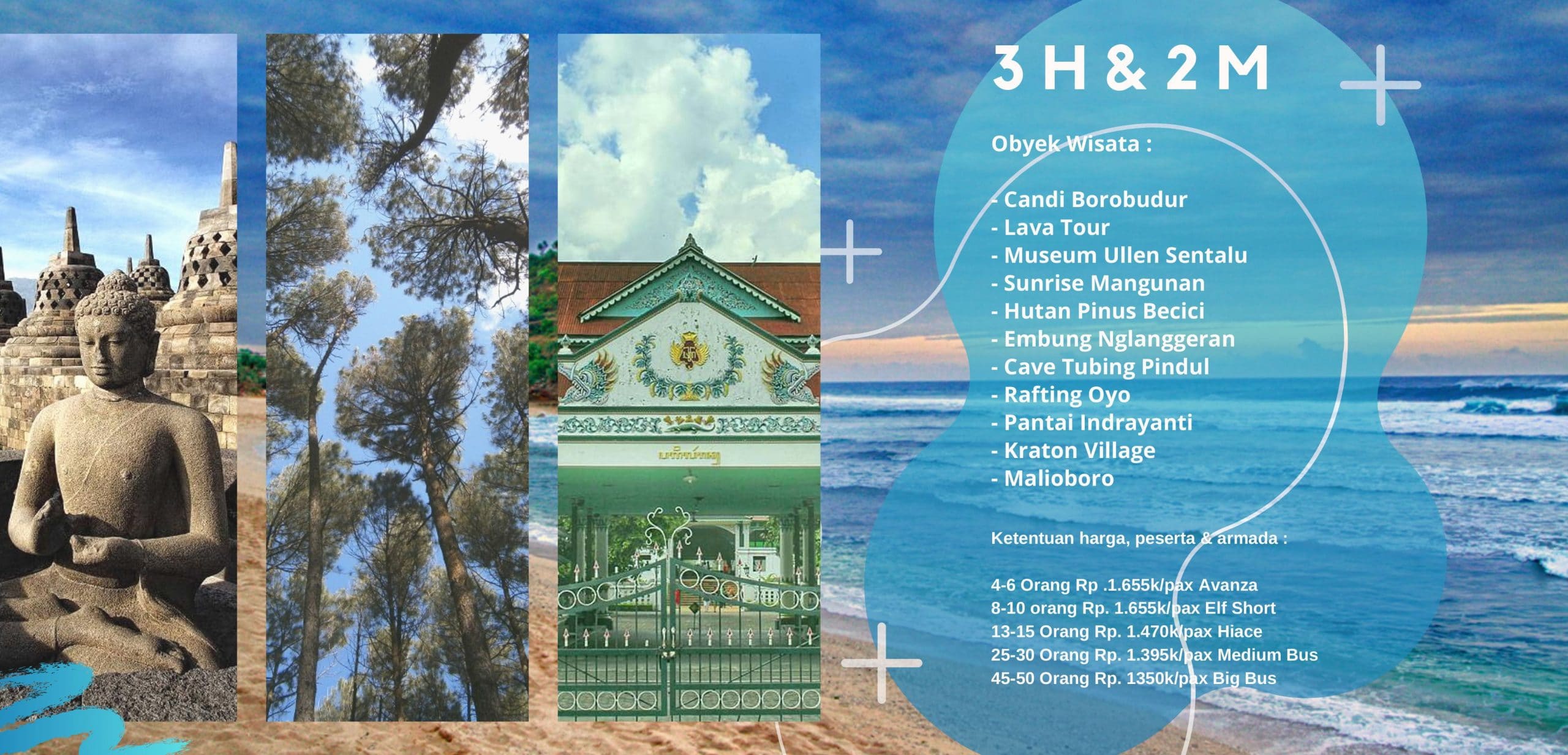 Paket Wisata Jogja 3H2M