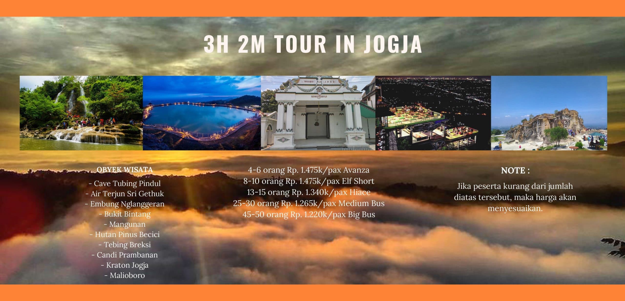 Paket Tour Yogjakarta 3H2M, Seru Seruan Di Goa Kalisuci Jogja
